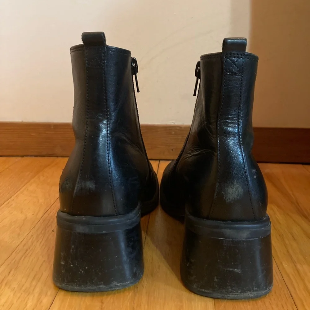 Vintage Black Ankle Boots - Picture 4 of 8